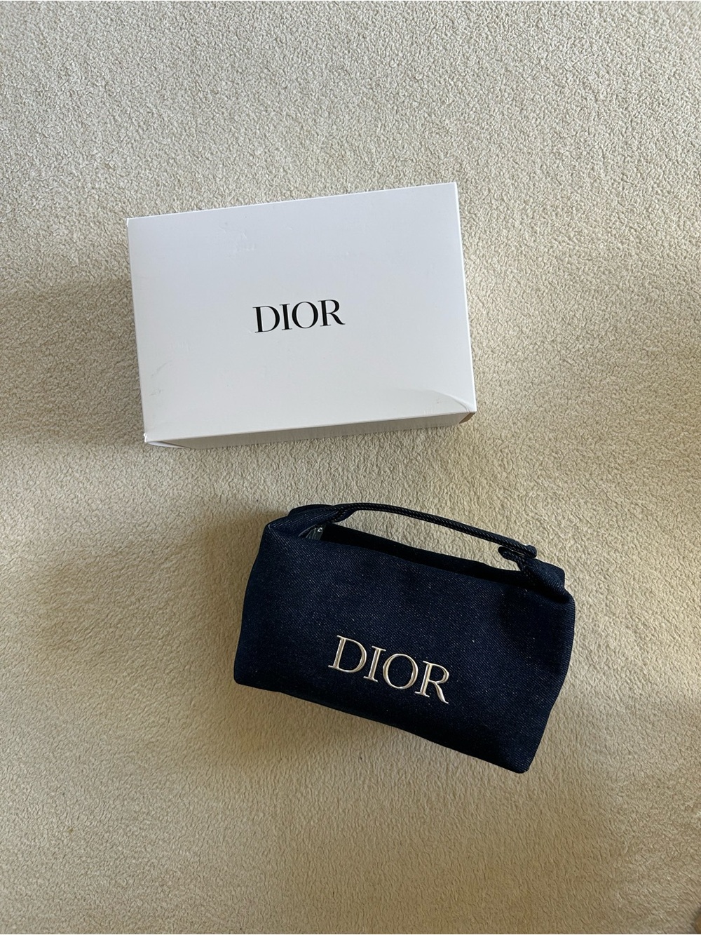 Dior Denim Trousse Pouch
